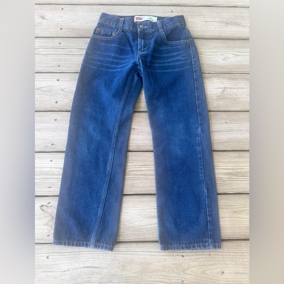 Levi's Relaxed Fit Dark Blue Jeans size 10 - Picture 1 of 6
